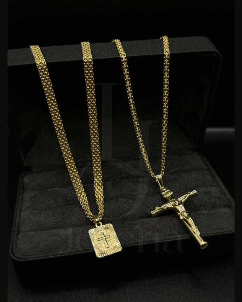 Set de Cadenas Tejido Chino de 70 centímetros.