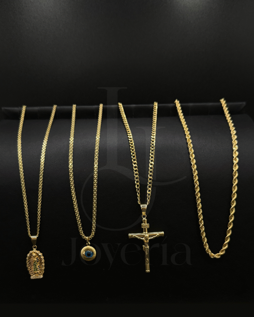 Set de 4 cadenas de dama
