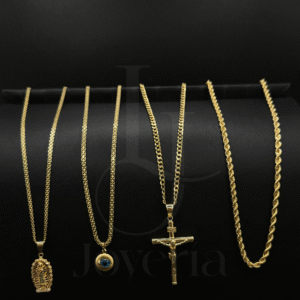 Set de 4 cadenas de dama