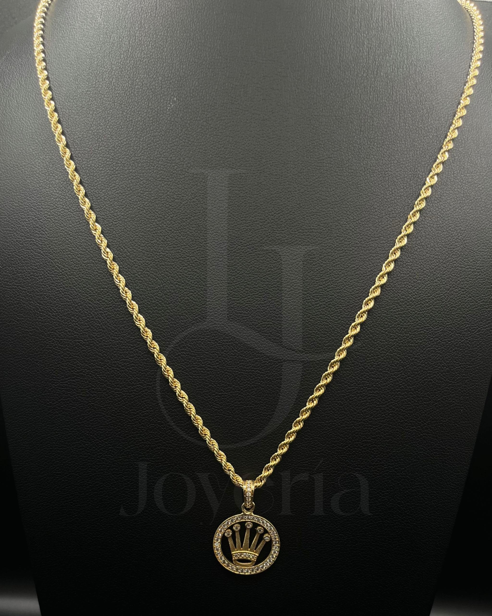 Cadena Cordón de San Francisco/ Dije Rolex