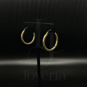 Argollas redondas lisas