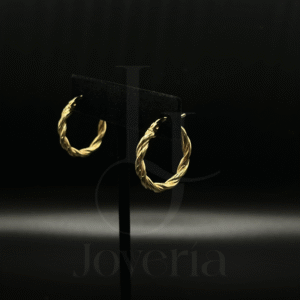 Argollas redondas entorchadas