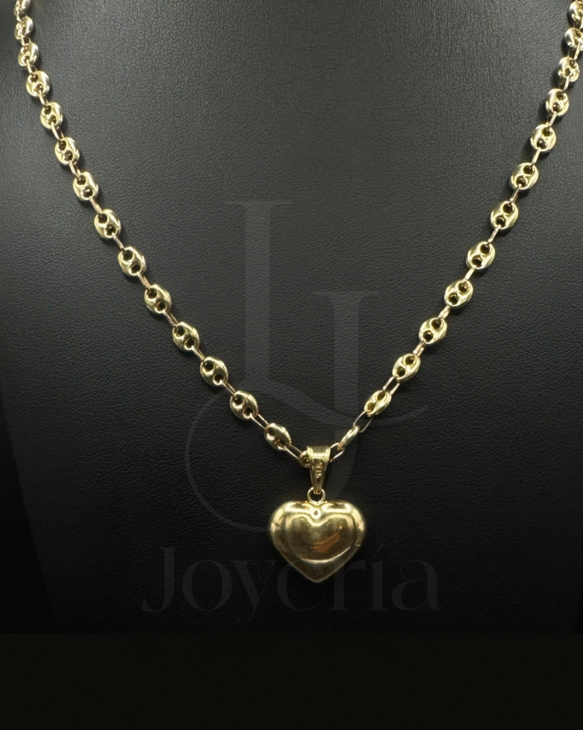 Cadena Gucci/Dije de Corazón