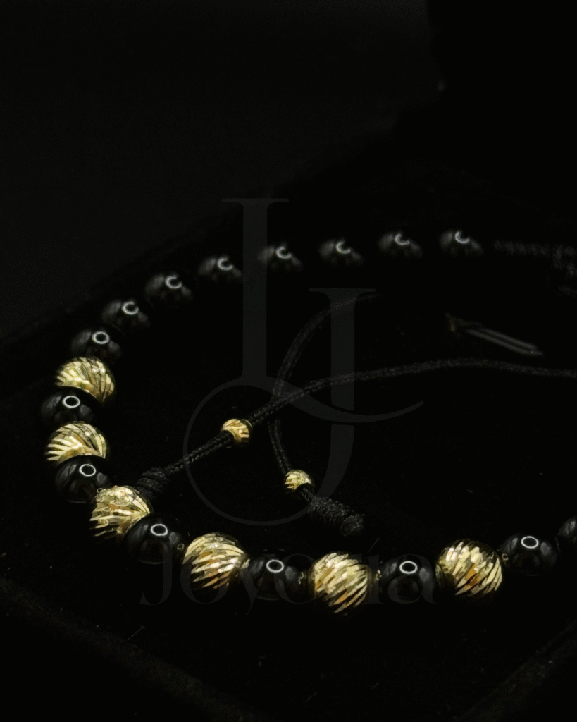 Pulsera Balines/Color negro