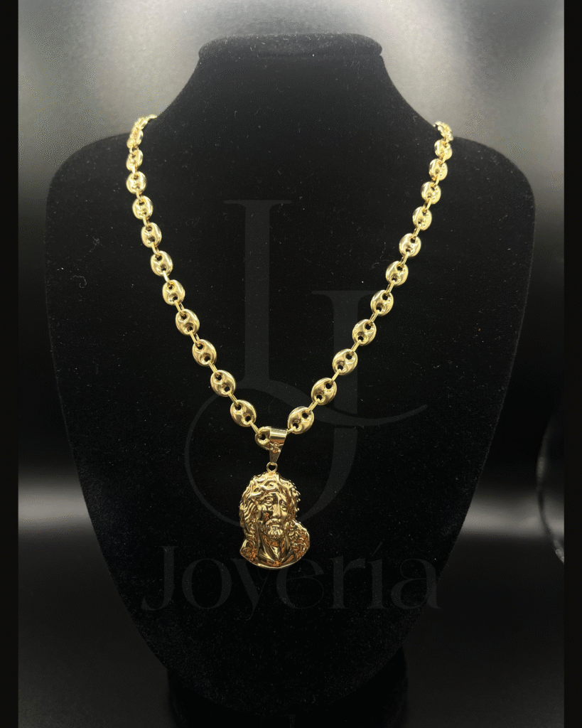 Cadena Gucci/Dije Rostro Jesucristo