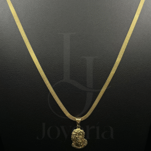 Cadena Tejido Chino/ Dije Rostro Jesús