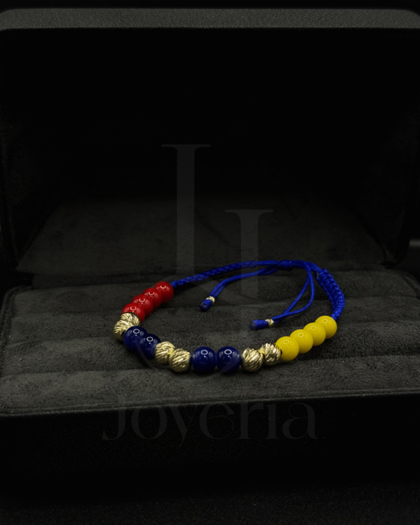 Pulsera Balines de Oro/Tricolor