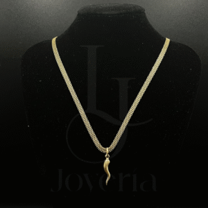 Cadena Tejido Chino/ Dije Cuerno